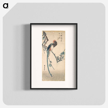 アートポスター-Long Tailed Bird
 - 歌川 広重 Poster.