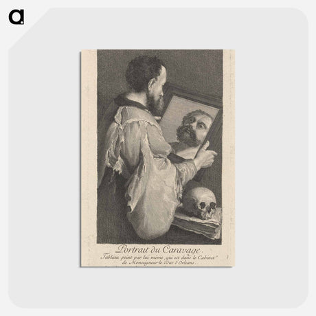 アートポストカード-Portrait of Caravaggio
 - イェール大学アートギャラリー Postcard.