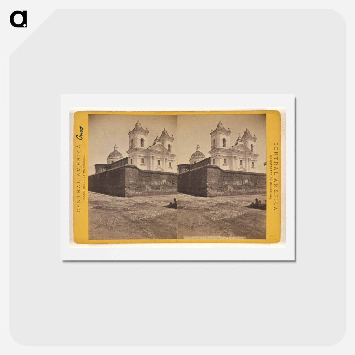 アートポストカード-Church of la Recoleccion
 - エドワード マイブリッジ Postcard.