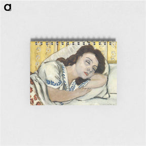 アートメモ帳-Portrait of Margurite sleeping - アンリ マティス Memo.