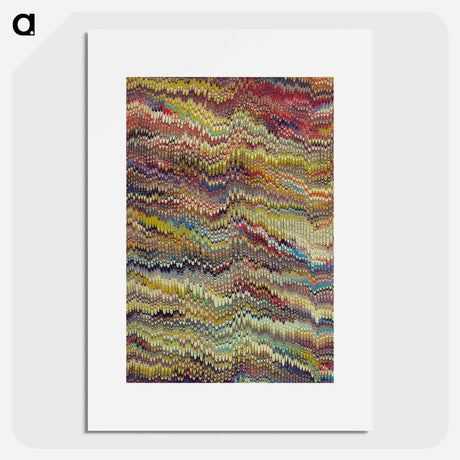 アートポスター-Decorative Paper from The Unfortunate Dutchess of Malfy
 - 大英図書館 Poster.