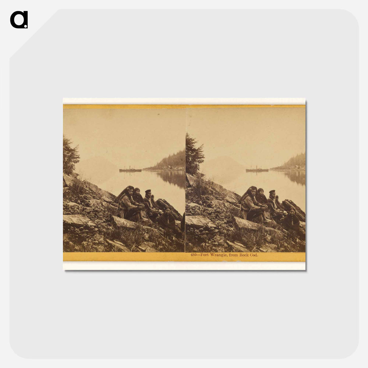 アートポストカード-Fort Wrangle
 - エドワード マイブリッジ Postcard.