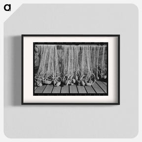 アートポスター-Nets with Floats, Astoria, Oregon
 - ラッセル リー Poster.