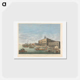 アートポストカード-A View of the Doge's Palace at Venice with the Grand landing place before it
 - イェール大学アートギャラリー Postcard.