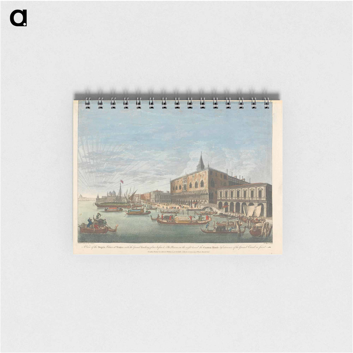 アートメモ帳-A View of the Doge's Palace at Venice with the Grand landing place before it
 - イェール大学アートギャラリー Memo.