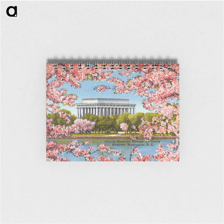 アートメモ帳-Lincoln Memorial Cherry Blossoms
 - ボストン公共図書館 Memo.