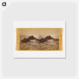 アートポストカード-Moonlight Effect, Seal Rocks
 - エドワード マイブリッジ Postcard.