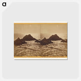 アートポストカード-Moonlight Effect, Seal Rocks
 - エドワード マイブリッジ Postcard.