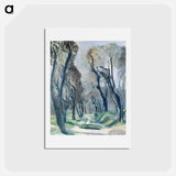 アートポストカード-Avenue of Olive Trees - アンリ マティス Postcard.
