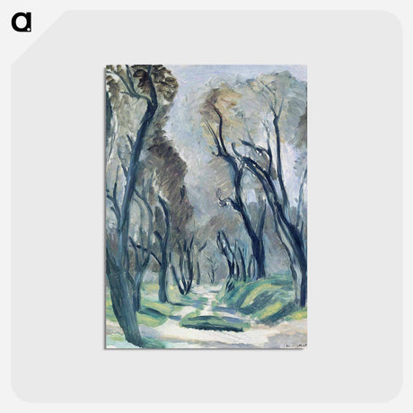 アートポストカード-Avenue of Olive Trees - アンリ マティス Postcard.