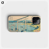 Noboto Bay - Katsushika Hokusai Phone Case.