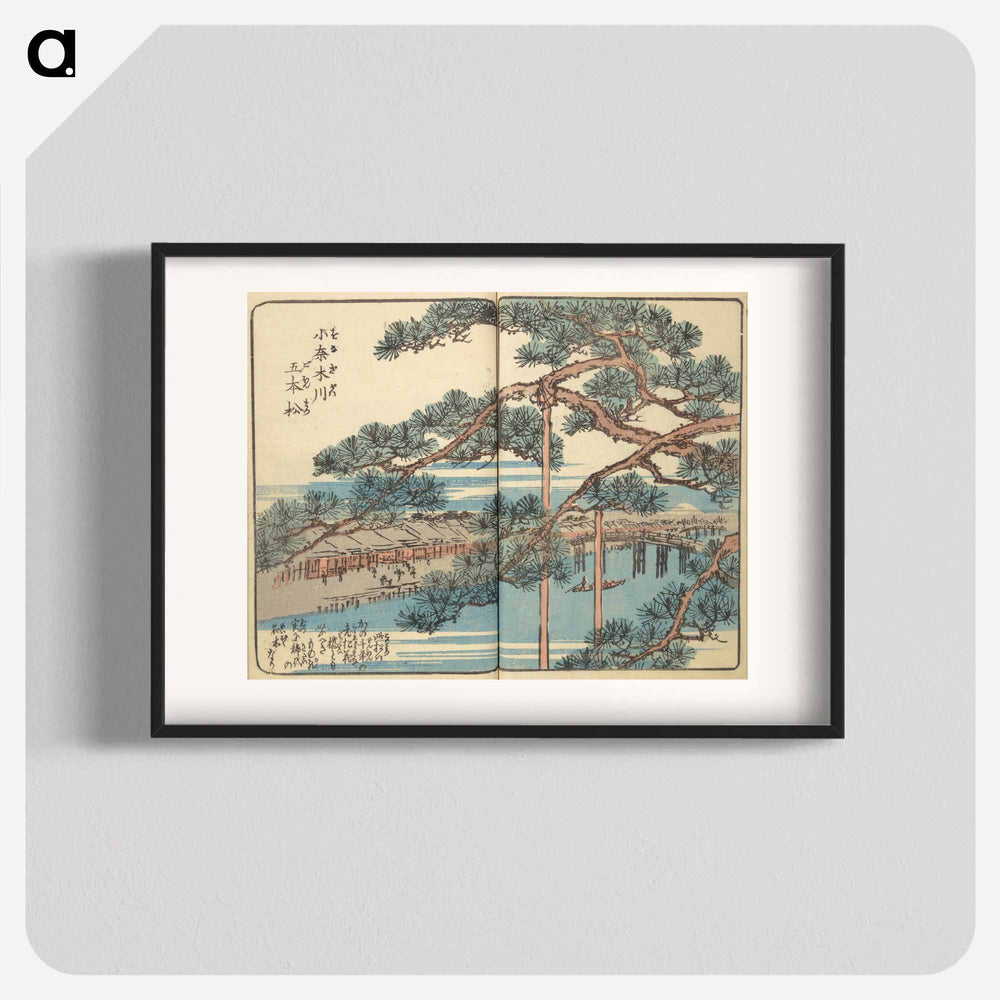 アートポスター-Picture Book of the Souvenirs of Edo
 - 歌川 広重 Poster.