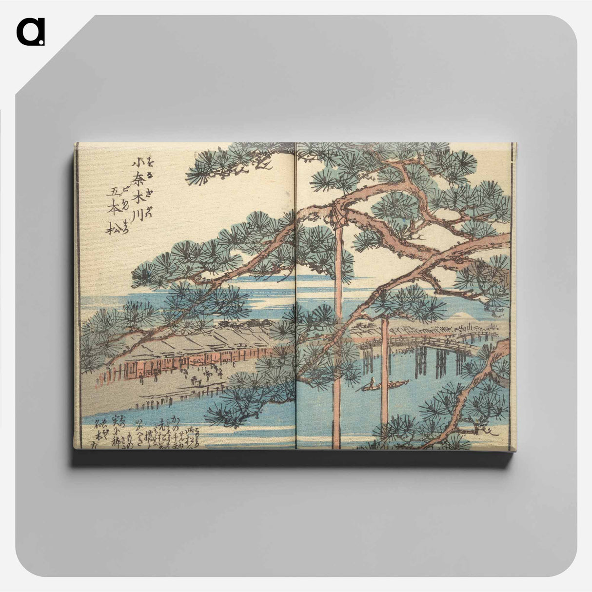 アートパネル-Picture Book of the Souvenirs of Edo
 - 歌川 広重 Canvas.