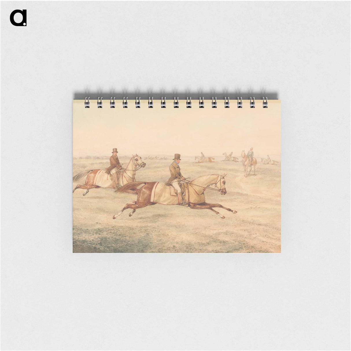 アートメモ帳-Two Riders Exercising Horses at a Gallop
 - イェール大学アートギャラリー Memo.