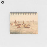 アートメモ帳-Two Riders Exercising Horses at a Gallop
 - イェール大学アートギャラリー Memo.