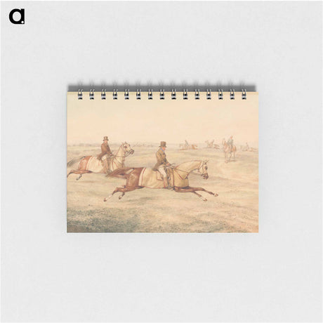 アートメモ帳-Two Riders Exercising Horses at a Gallop
 - イェール大学アートギャラリー Memo.