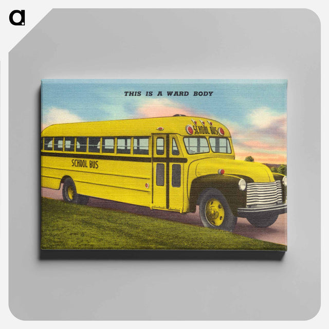 アートパネル-School Bus
 - ボストン公共図書館 Canvas.