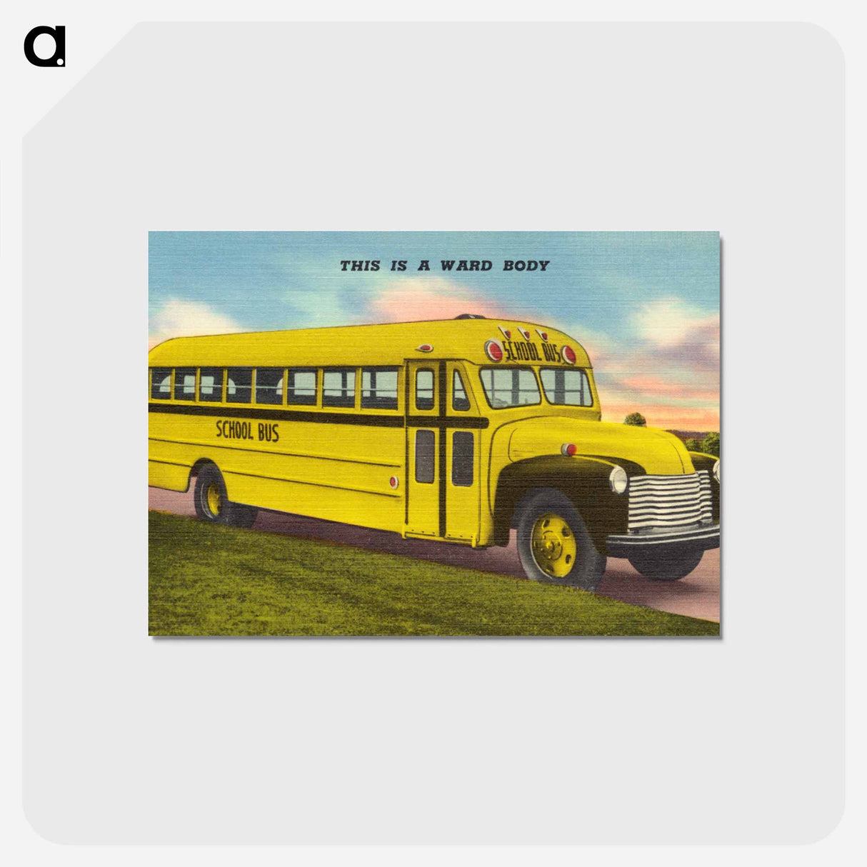 アートポストカード-School Bus
 - ボストン公共図書館 Postcard.