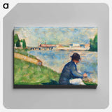 アートパネル-Bathers at Asnières
 - クリーブランド美術館 Canvas.