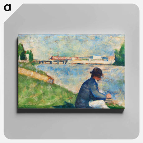 アートパネル-Bathers at Asnières
 - クリーブランド美術館 Canvas.