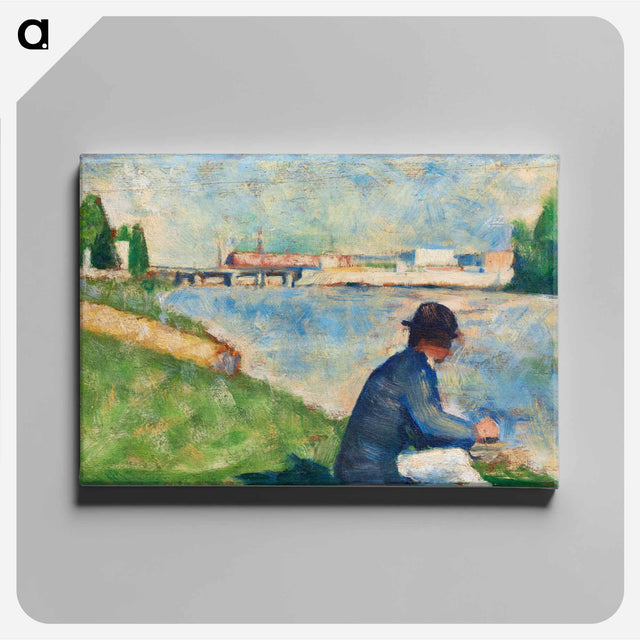アートパネル-Bathers at Asnières
 - クリーブランド美術館 Canvas.