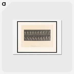 アートポストカード-Rising Nude
 - エドワード マイブリッジ Postcard.