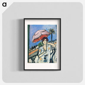 アートポスター-Woman with Umbrella - アンリ マティス Poster.
