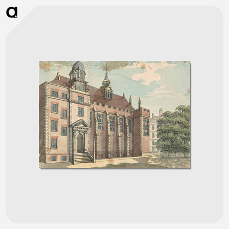 アートポストカード-North Front of Temple Hall
 - イェール大学アートギャラリー Postcard.