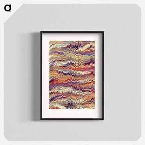 アートポスター-Decorative Paper from Christ's Passion, a tragedie with annotations
 - 大英図書館 Poster.