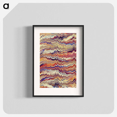 アートポスター-Decorative Paper from Christ's Passion, a tragedie with annotations
 - 大英図書館 Poster.