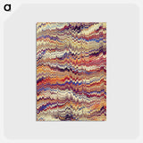 アートポストカード-Decorative Paper from Christ's Passion, a tragedie with annotations
 - 大英図書館 Postcard.