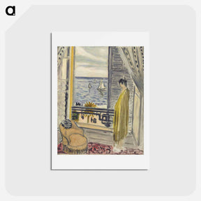 アートポストカード-Woman By The Window - アンリ マティス Postcard.