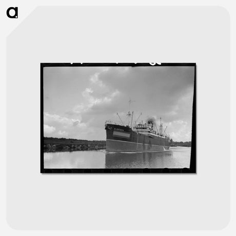 アートポストカード-Houston Freighter
 - ラッセル リー Postcard.