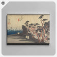 アートパネル-Ōiso: Tora's Rain
 - 歌川 広重 Canvas.