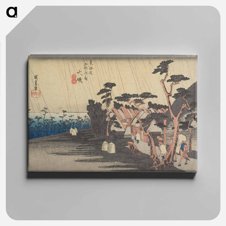 アートパネル-Ōiso: Tora's Rain
 - 歌川 広重 Canvas.