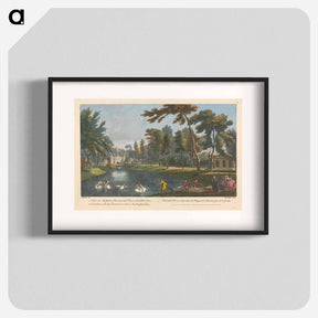 アートポスター-A View to the Grotto of the Serpentine River in the Alder Grove in the Gardens of Earl Temple at Stow, in Buckinghamshire
 - イェール大学アートギャラリー Poster.
