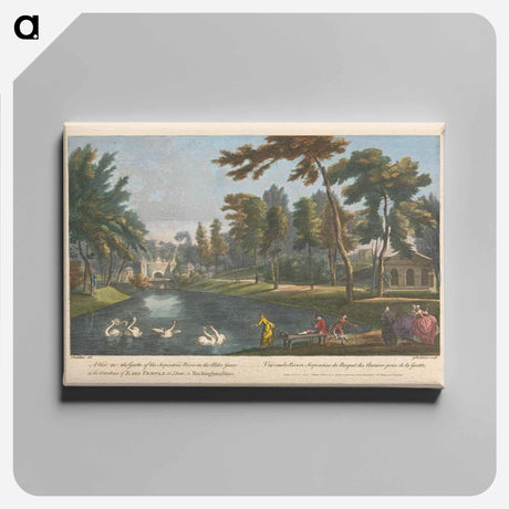 アートパネル-A View to the Grotto of the Serpentine River in the Alder Grove in the Gardens of Earl Temple at Stow, in Buckinghamshire
 - イェール大学アートギャラリー Canvas.