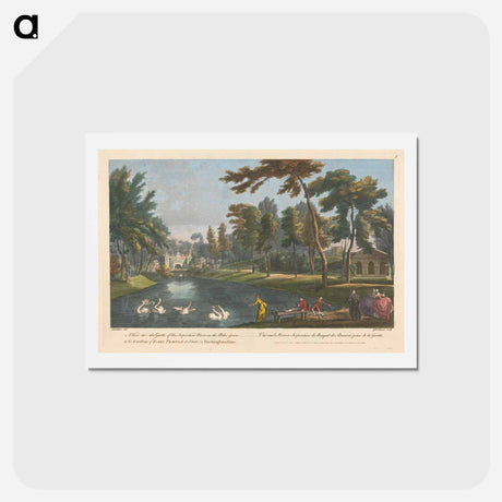 アートポストカード-A View to the Grotto of the Serpentine River in the Alder Grove in the Gardens of Earl Temple at Stow, in Buckinghamshire
 - イェール大学アートギャラリー Postcard.