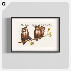 アートポスター-The Owl Man
 - ボストン公共図書館 Poster.