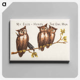 アートパネル-The Owl Man
 - ボストン公共図書館 Canvas.