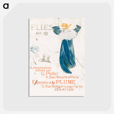 アートポストカード-Elles: Frontispiece
 - クリーブランド美術館 Postcard.