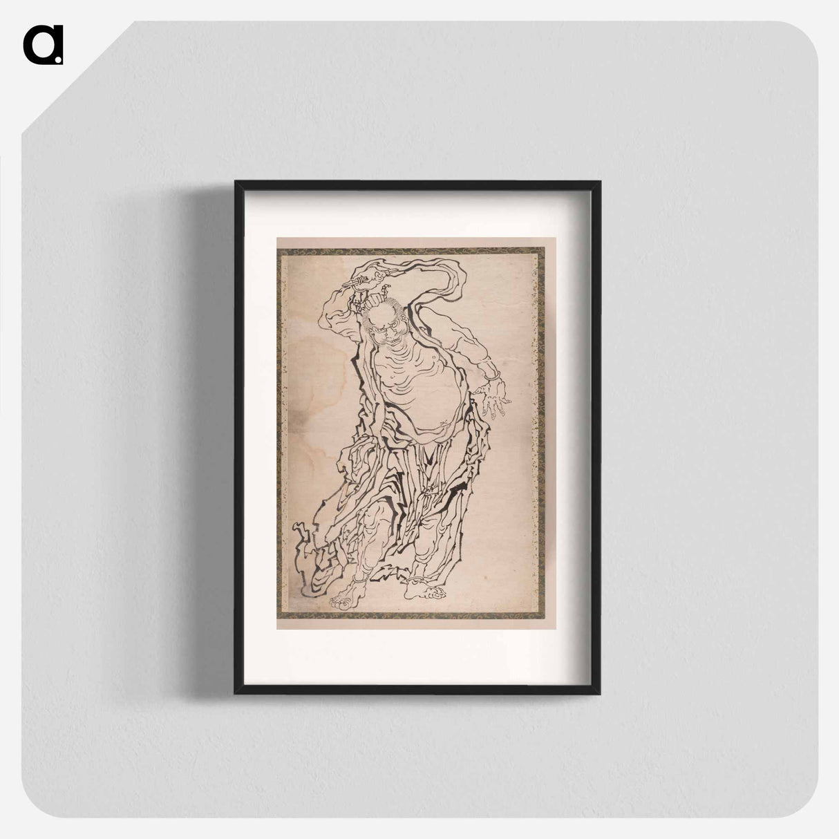 Nio the Guardian - Katsushika Hokusai Poster.