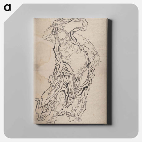 アートパネル-Nio the Guardian - 葛飾 北斎 Canvas.