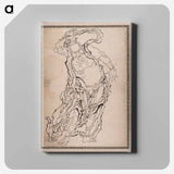Nio the Guardian - Katsushika Hokusai Canvas.