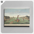 アートパネル-A View of St. Petersburg on either side the River Neva, between ye Admiralty & the Academy of Sciences
 - イェール大学アートギャラリー Canvas.