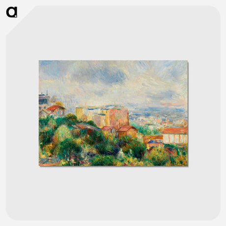 アートポストカード-View From Montmartre
 - バーンズ・コレクション Postcard.