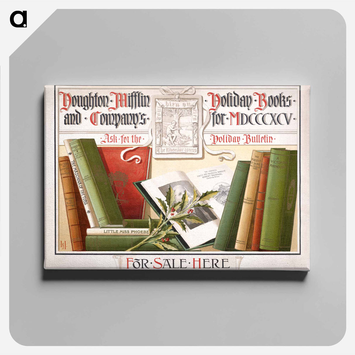 アートパネル-Houghton Mifflin Holiday Books
 - ボストン公共図書館 Canvas.