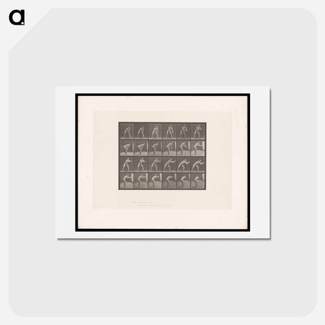 アートポストカード-Man Catching a Ball
 - エドワード マイブリッジ Postcard.