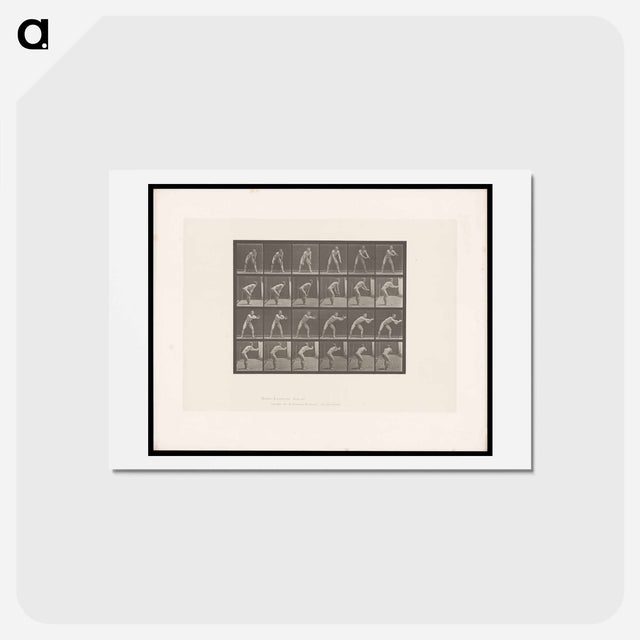 アートポストカード-Man Catching a Ball
 - エドワード マイブリッジ Postcard.