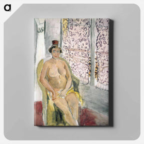 アートパネル-Nude In A Chair - アンリ マティス Canvas.